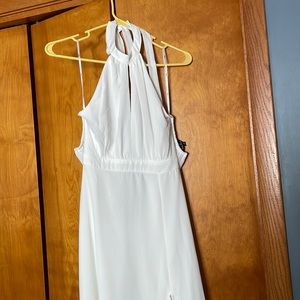 Lulu’s White Halter Dress